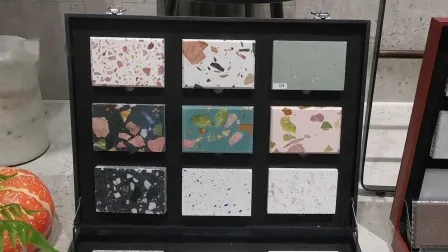 Cimento agregado branco grande, polido, terrazzo branco para azulejos e pias