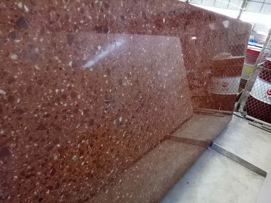 Azulejo de mármore multicolorido Terrazzo para bancadas