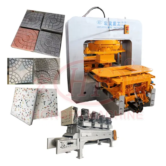 Máquina automática para fabricação de ladrilhos de terrazzo, preço da máquina para ladrilhos de terrazzo de concreto, Hft300